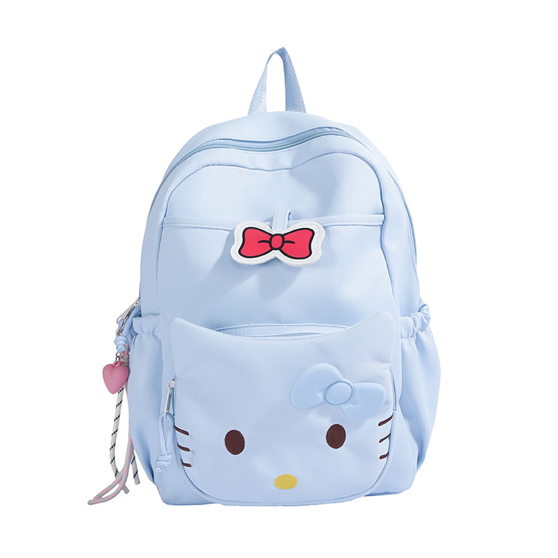 The new cute cartoon schoolbag is simple and casual. It is a backpack for junior high school, senior high school and college students with a large capacity for travel Item Picture