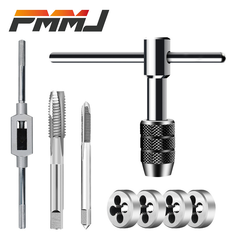 Factory direct sales of T-type ratchet tap winches, metric M3-8/M5-12 taps, taps and ratches full figure
