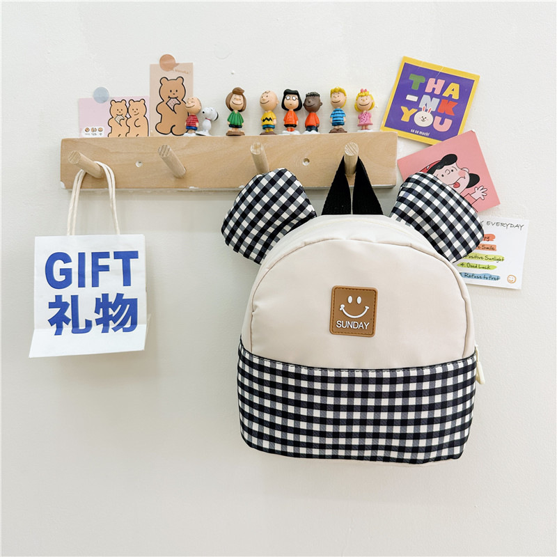 Wholesale of lightweight girls' backpacks, cartoon baby schoolbags, cute children's schoolbags, and kindergarten backpacks Specification drawing