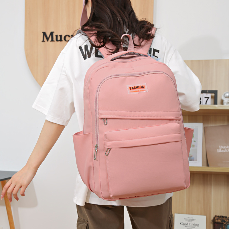 A new, simple and trendy, multi-purpose, fashionable travel bag for women, with a high-quality and large-capacity schoolbag for junior and senior high school students Specification drawing