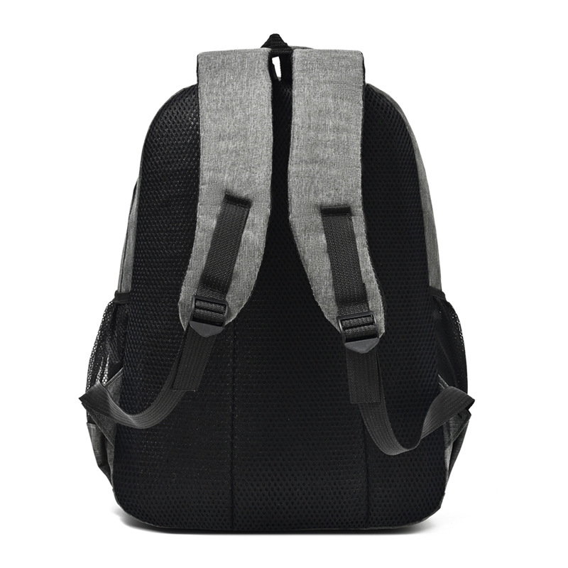 New men's backpack with a simple and large-capacity design for business, leisure and travel, a computer backpack for junior high school, senior high school and college students Specification drawing