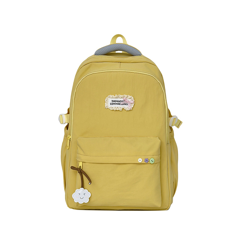 High-appearance-level ins-style schoolbag for girls, junior high school girls, senior high school and college students, lightweight, simple and fresh backpack Item Picture