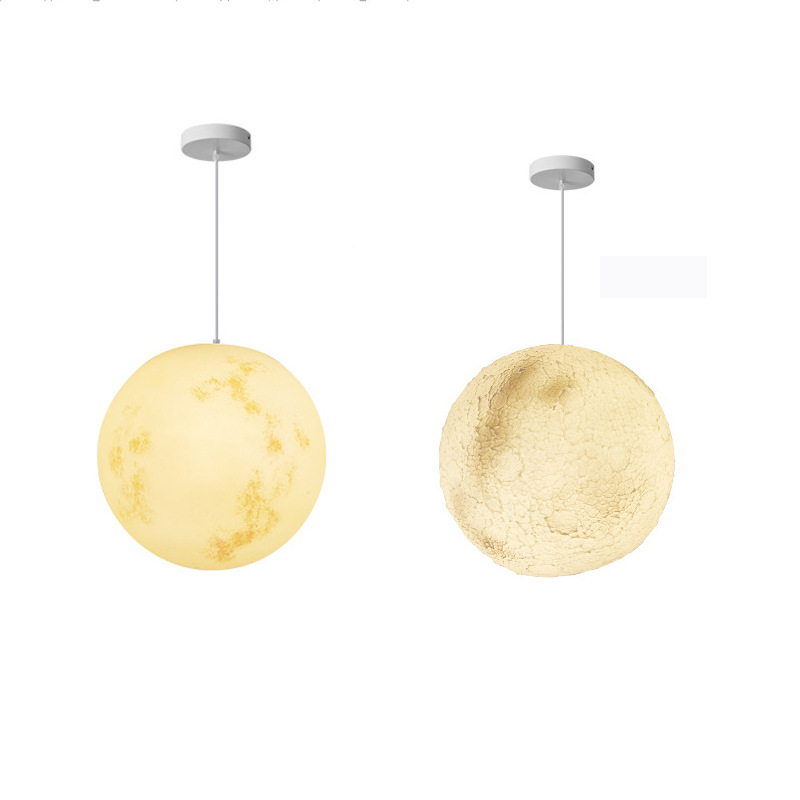Outdoor moon lamps, courtyard garden atmosphere hanging tree chandeliers, scenic area sales office decorative landscape lamps, waterproof moon lamps Item Picture