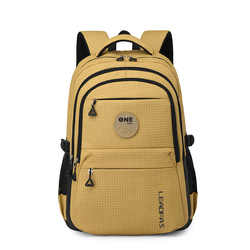 Cross-border 2025 New Schoolbag with large capacity, spine protection and burden reduction. It is a backpack for junior high school, senior high school and college students, as well as a leisure travel backpack Item Picture