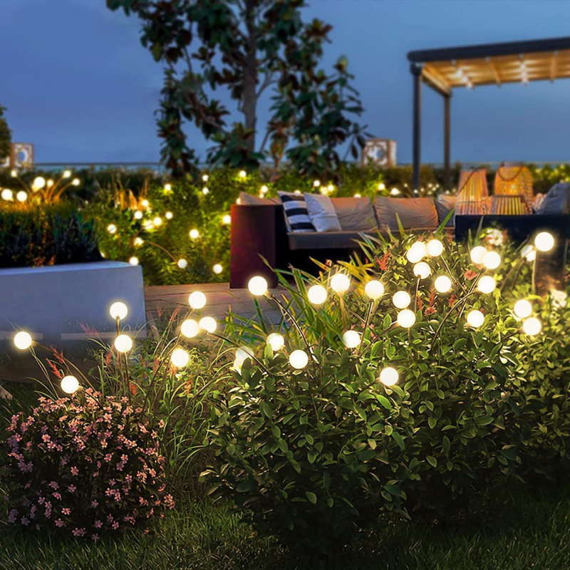 New led courtyard lawn decorative ground socket lights, firefly color lights, lawn lights, courtyard garden ground socket atmosphere Specification drawing