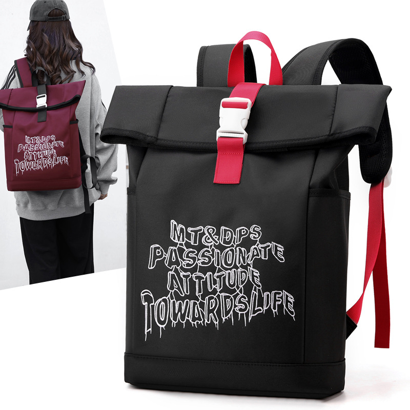 New backpacks, men's backpacks, high school and college student bags, computer bags, sports and trendy travel and mountaineering bags, large capacity Specification drawing