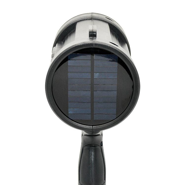 Outdoor P50 high-intensity searchlight, solar-charged LED high-power portable lamp, emergency flashlight, with extremely bright light Specification drawing