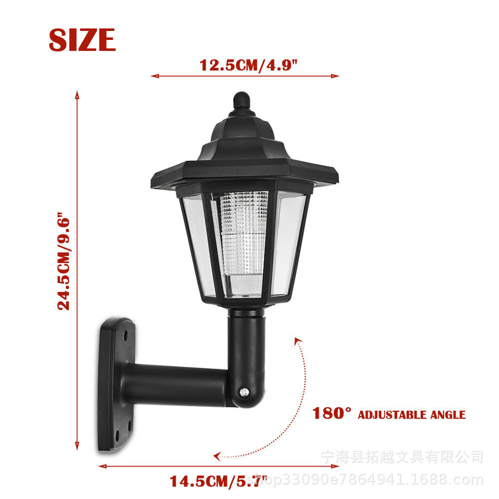 Solar hexagonal wall lamps, solar outdoor hexagonal palace lamps, solar palace wall lamps details Picture