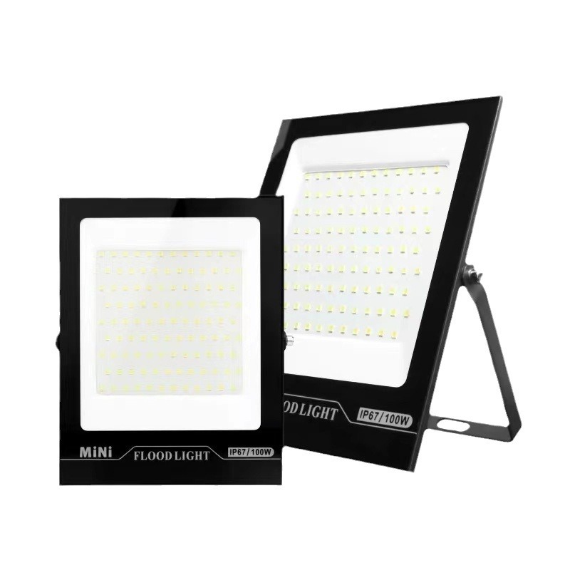 Cross-border floodlights, outdoor spotlights, engineering searchlights, construction site waterproofing, industrial lighting, led, lawn and courtyard 200w Item Picture