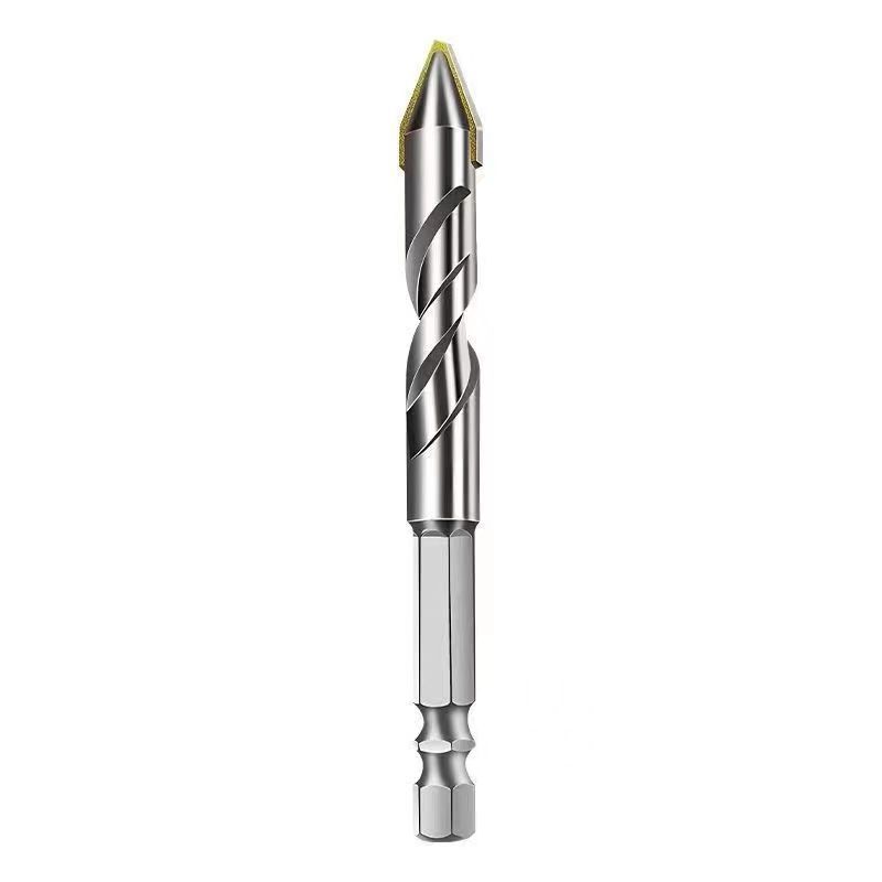 Drill Boss short eccentric drill bit, all-ceramic electric drill, concrete alloy triangular drill, construction drill Item Picture