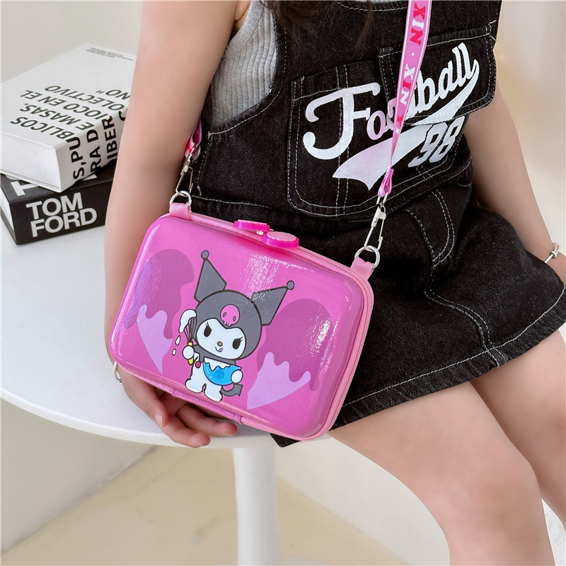 2024 Children's crossbody bag, Princess Elsa side backpack, waist bag, mini mini bag, cartoon cute coin purse, trendy full figure