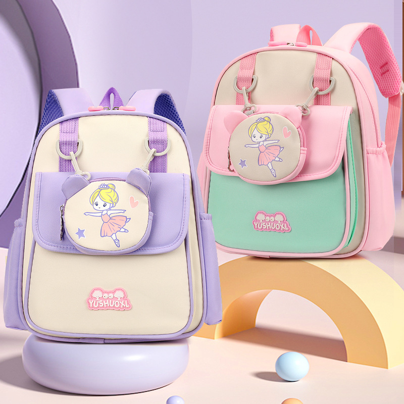 The 2025 new style of cute cartoon schoolbag and backpack for kindergarten kids, featuring contrasting colors and high appearance standards details Picture
