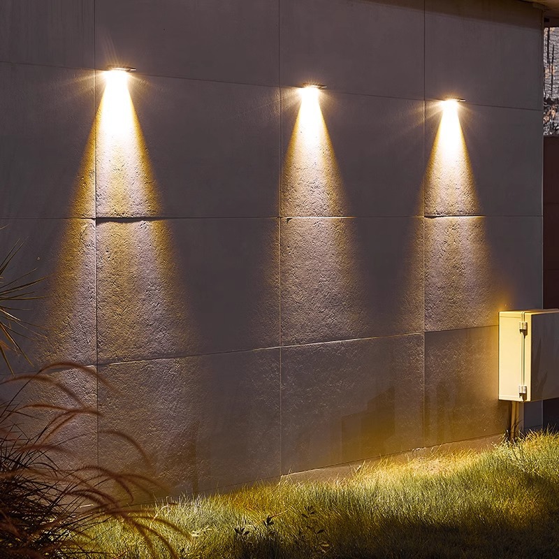 Solar energy outdoor lights, garden fence wall lights, rural courtyard landscape decoration, night lights, waterproof balcony atmosphere lights Specification drawing