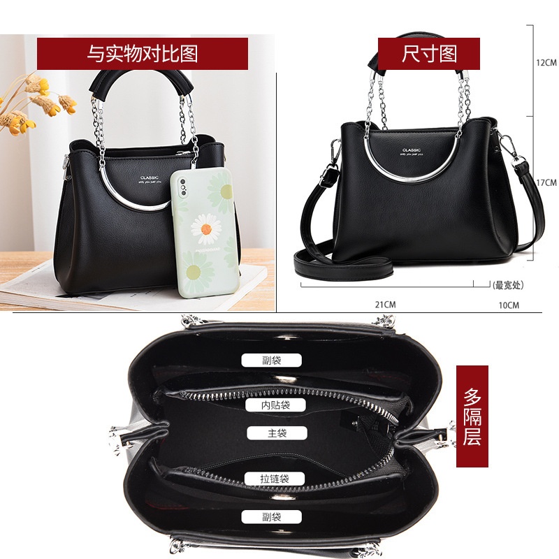 The spring and summer large-capacity bag is simple and elegant, with a high-end feel when carried. The 2022 new crossbody bag is versatile and fashionable with a single shoulder Application Scenario
