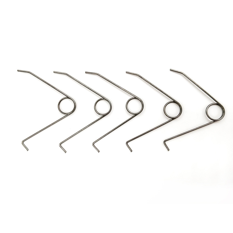 Anti-ball connection spring tube positioning U-shaped telescopic hardware V-shaped tube snap single head and double head snap spring pieces Item Picture