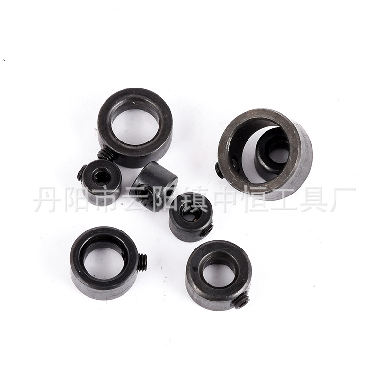 Cross-border best-selling 8/10-piece set 3-16mm woodworking drill bit limit ring, positioning ring, drill head regulator limit ring Application Scenario
