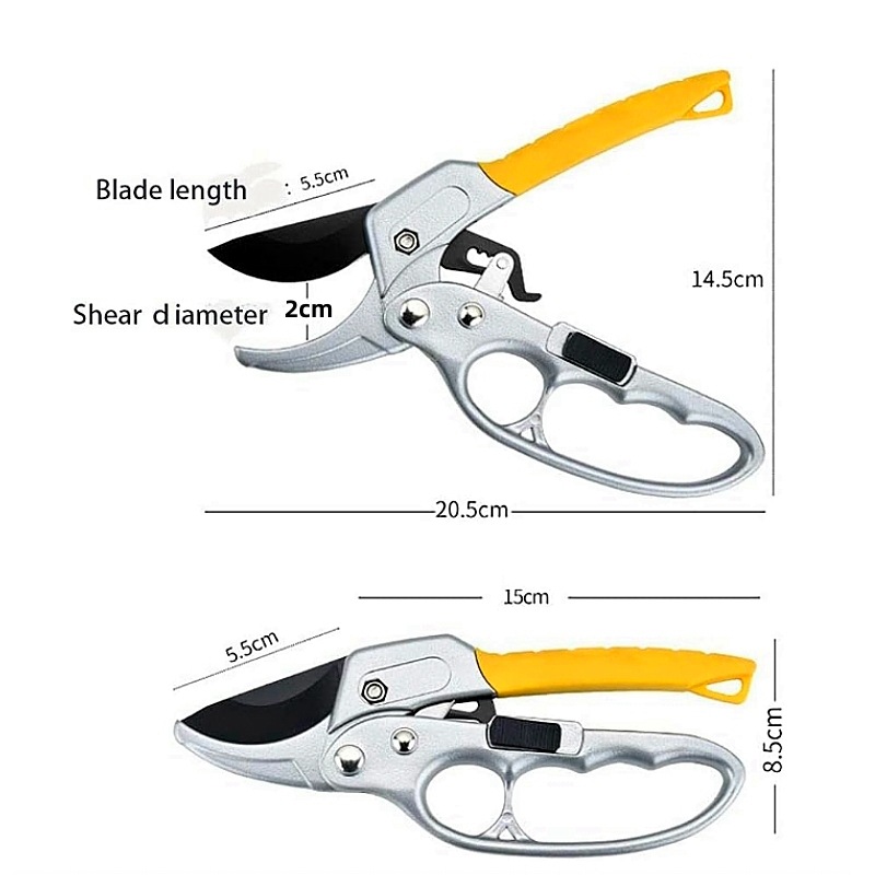 Cross-border pruning shears, segmented fruit branch shears, SK5 shears, garden pruning, thick branch pruning, labor-saving flower branch pruning Application Scenario