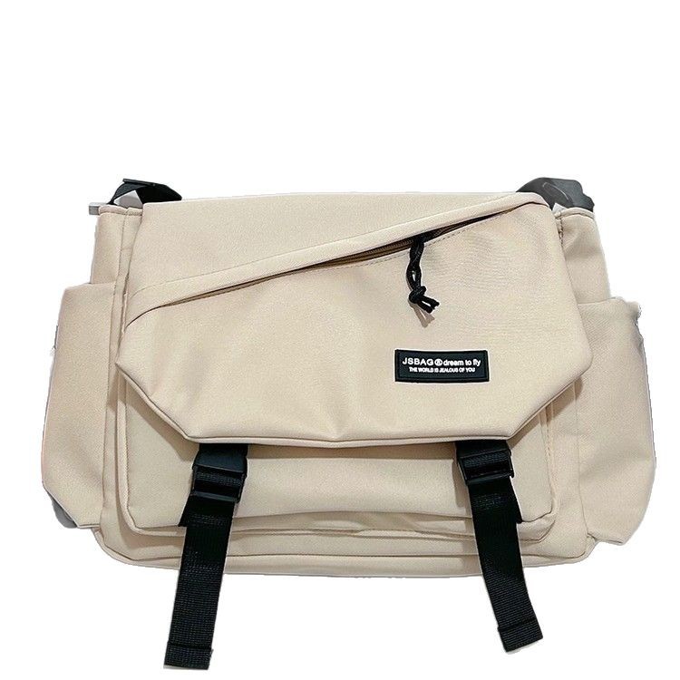 Women's crossbody bag, functional workwear, Japanese casual trendy brand, large-capacity backpack, men's bag, sporty and simple single-shoulder bag Item Picture