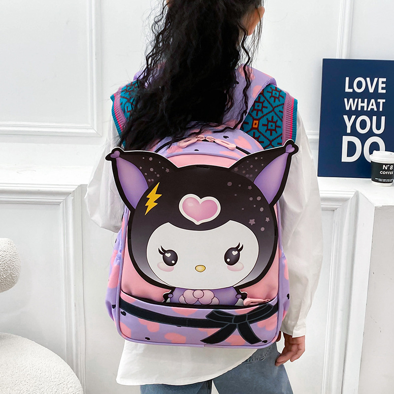 Cross-border kindergarten schoolbags, cartoon and cute, 3-6 years old boys and girls backpacks, medium and senior class backpacks, children's schoolbags details Picture