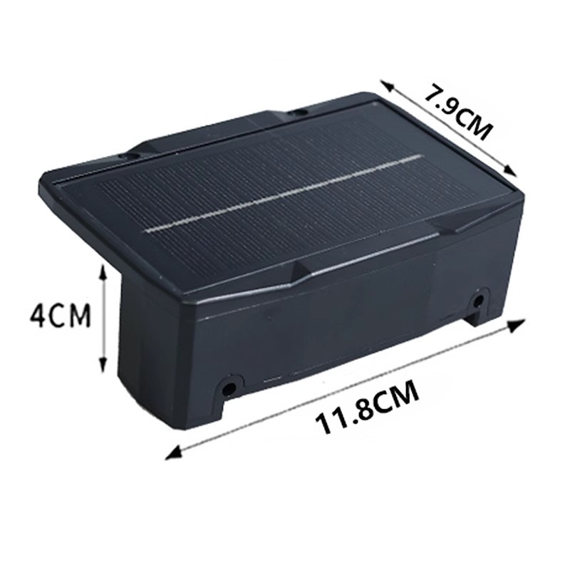 Solar outdoor garden lights, household lighting, wall lamps, balcony and fence spotlights, garden atmosphere, wall-washing lights, waterproof Specification drawing