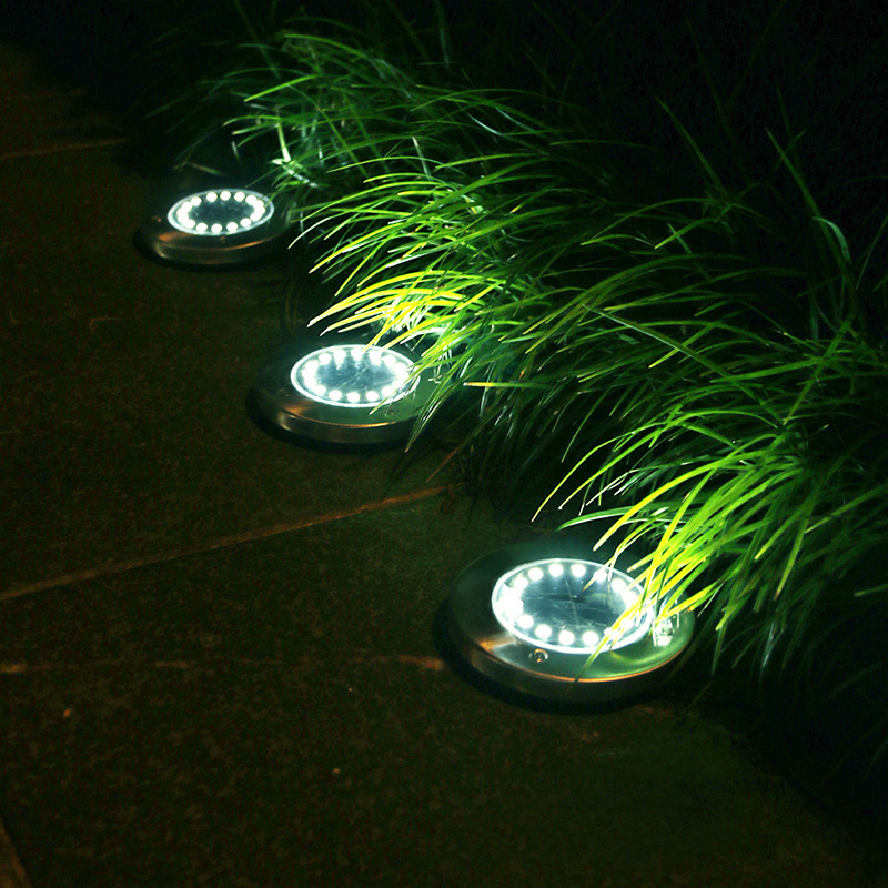 Solar lamps, outdoor LED lawn insert lamps, ground burial lamps, decorative garden, villa, courtyard waterproof and buried combination Application Scenario