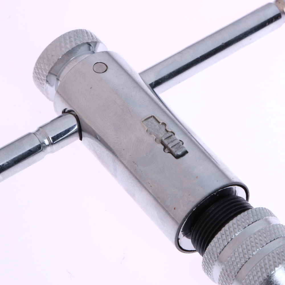 T-type ratchet tap hinge, tap wrench hinge with 5PC tap set M3-8/M5-12 details Picture