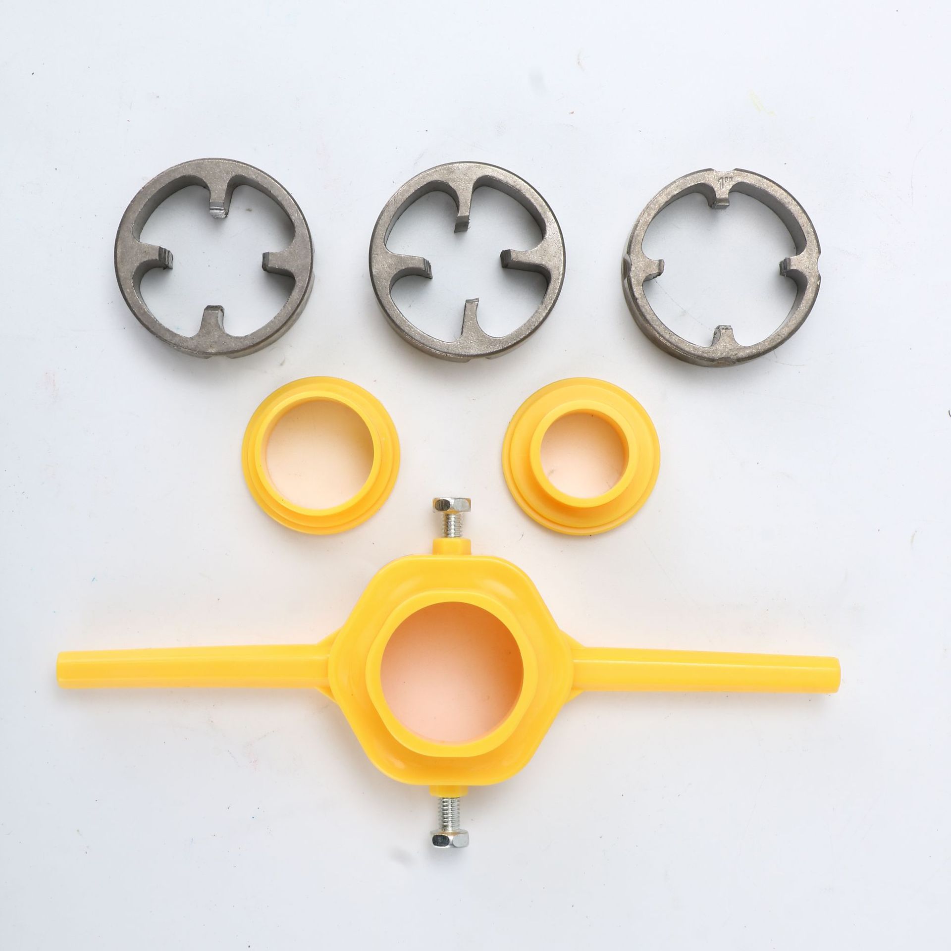 pvc plastic pipe threading, thread wrench, thread wrench, 6-piece set, 4-inch, 6-inch, 1-inch water pipe wholesale undefined