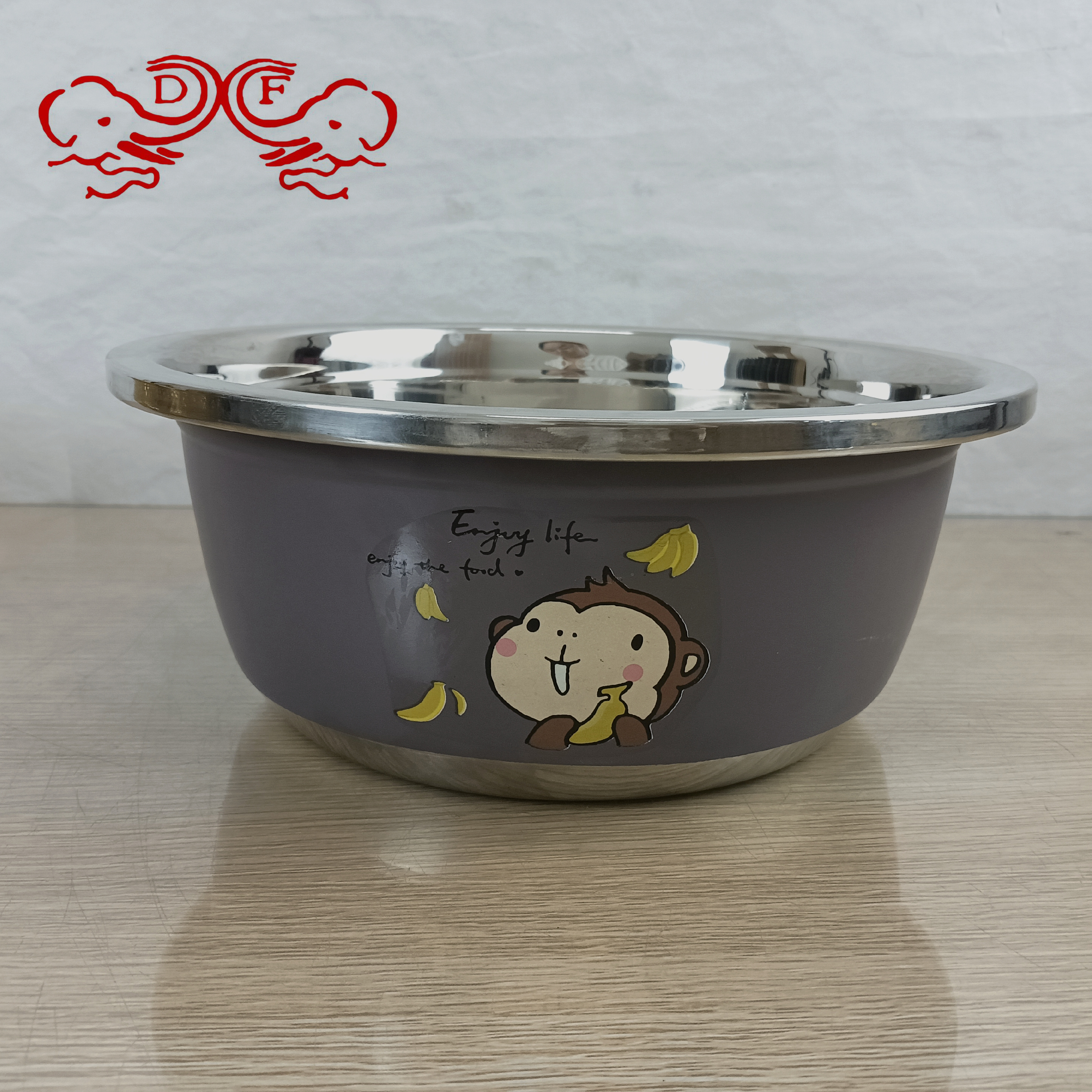 DF88012不锈钢盆家用汤盆揉面盆厨房洗菜盆子打蛋盆饭盆铁盆套装DF TRADINGHOUSE 