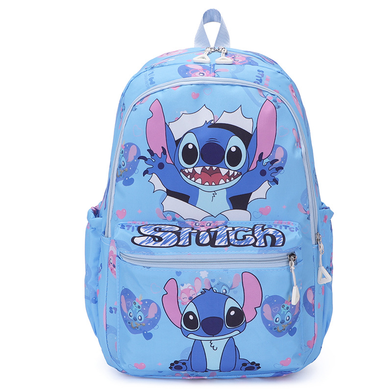 The new Stitch high appearance level children's schoolbag, large-capacity cute backpack, durable and stylish printed student schoolbag Item Picture