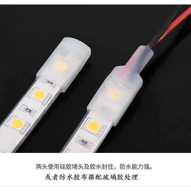 Outdoor 24v low-voltage waterproof led light strips soaked in water, outdoor ultra-bright solid glue-filled fish tank and swimming pool linear lights Application Scenario