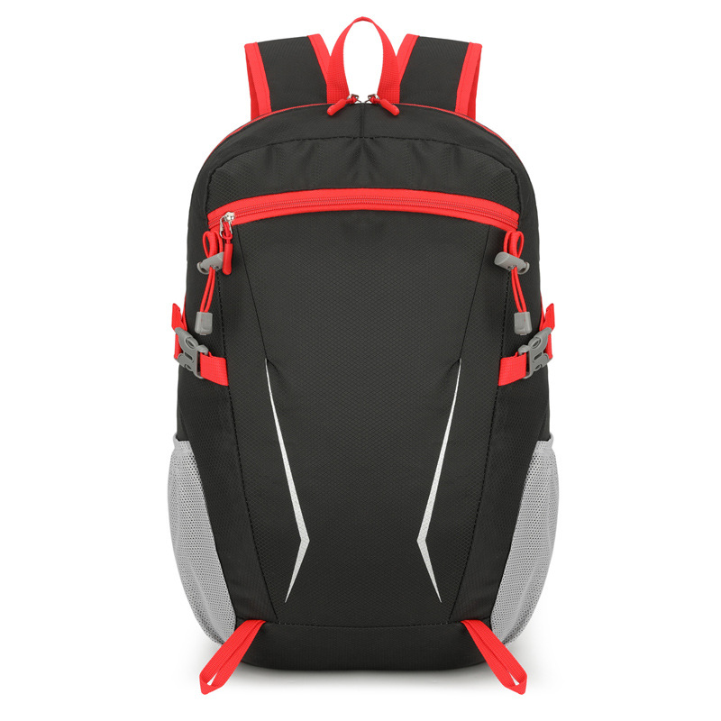 New men's backpacks, lightweight cycling, large-capacity travel bags, outdoor hiking and mountaineering bags, simple folding backpacks Item Picture