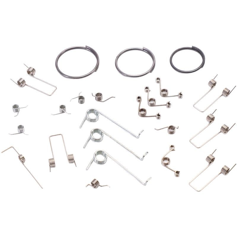 Customized production and processing of stainless steel high-elasticity torsion springs for toys, lamps, clips, and galvanized springs Specification drawing