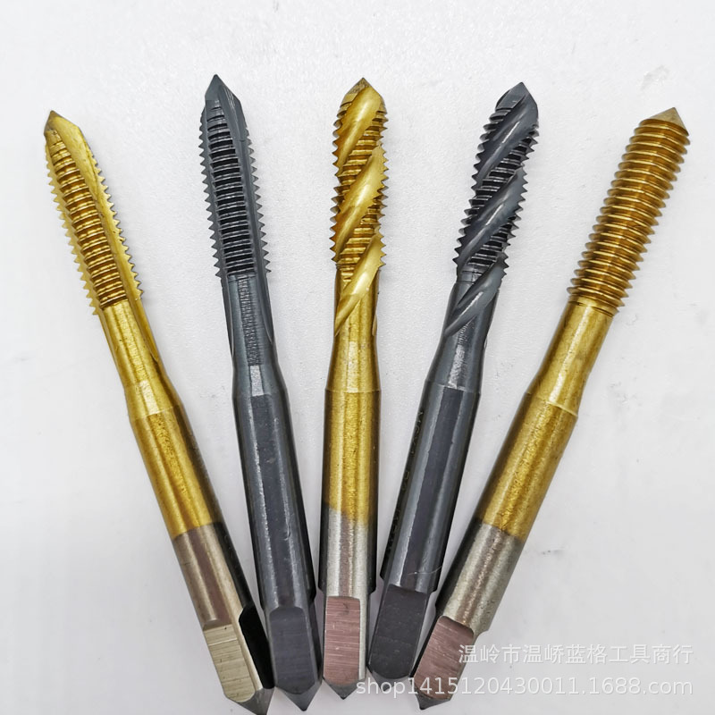 Factory direct sales of black nitrided taps for screw tip machines, 2 2.5 3456810121416 through holes Application Scenario