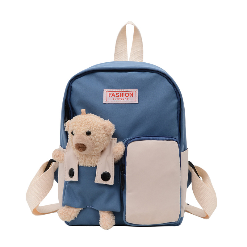 Wholesale of 2021 new cartoon children's schoolbags, cute little bear girls' bags for kindergartens and primary school students' backpacks Item Picture
