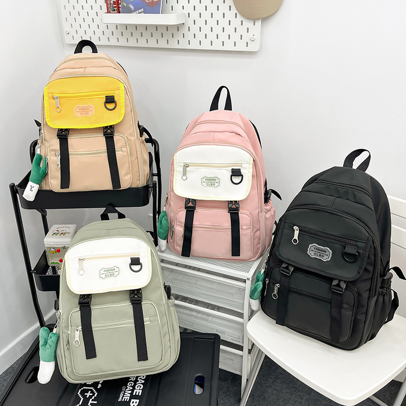 Champion backpack, ins backpack, large capacity for junior high school students, new style for college students, popular high school students, travel forest full figure