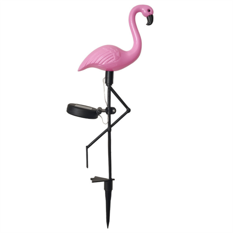 Cross-border bestsellers: Solar lights, flamingo ground insert lights, led outdoor courtyard lawn waterproof landscape lights, decorative lights Specification drawing
