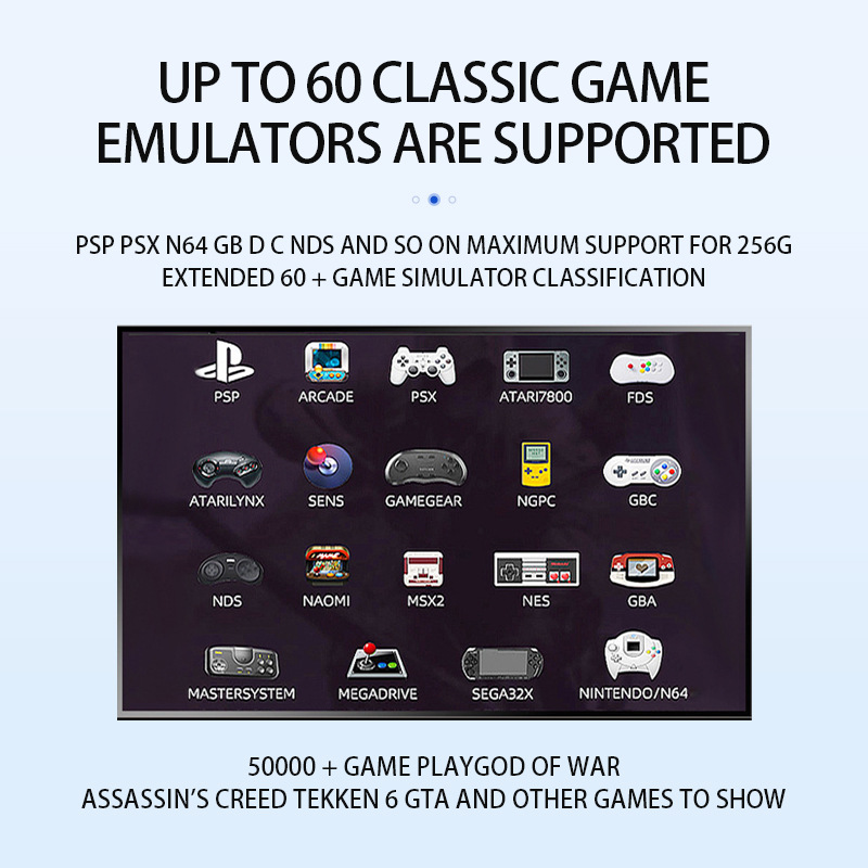 Cross-border G11PRO Home TV Game console dual-system set-top box 4K High-Definition wifi open-source arcade details Picture