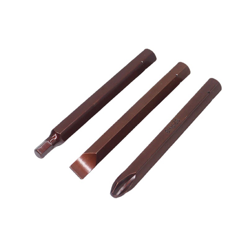 The wave wheel disk screwdriver head impacts the 8mm alloy steel hardened straight cross hexagon socket screwdriver with strong magnetic force Item Picture