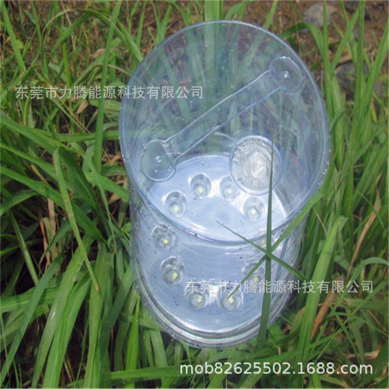 Cross-border summer new camping lamp, large-capacity lighting tent lamp, solar-powered charging outdoor folding camping lamp Specification drawing