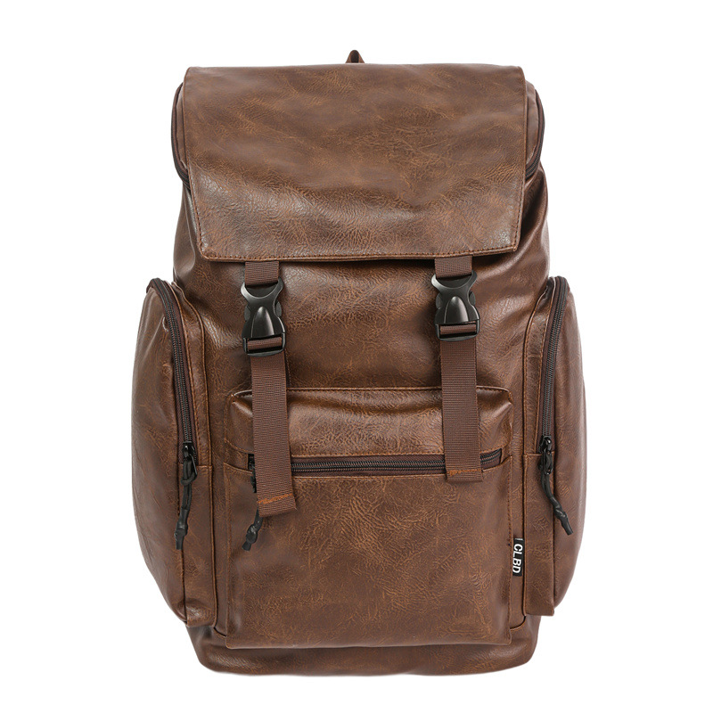 New large-capacity backpack for men, trendy schoolbag, travel for college students, computer backpack, design sense backpack Item Picture
