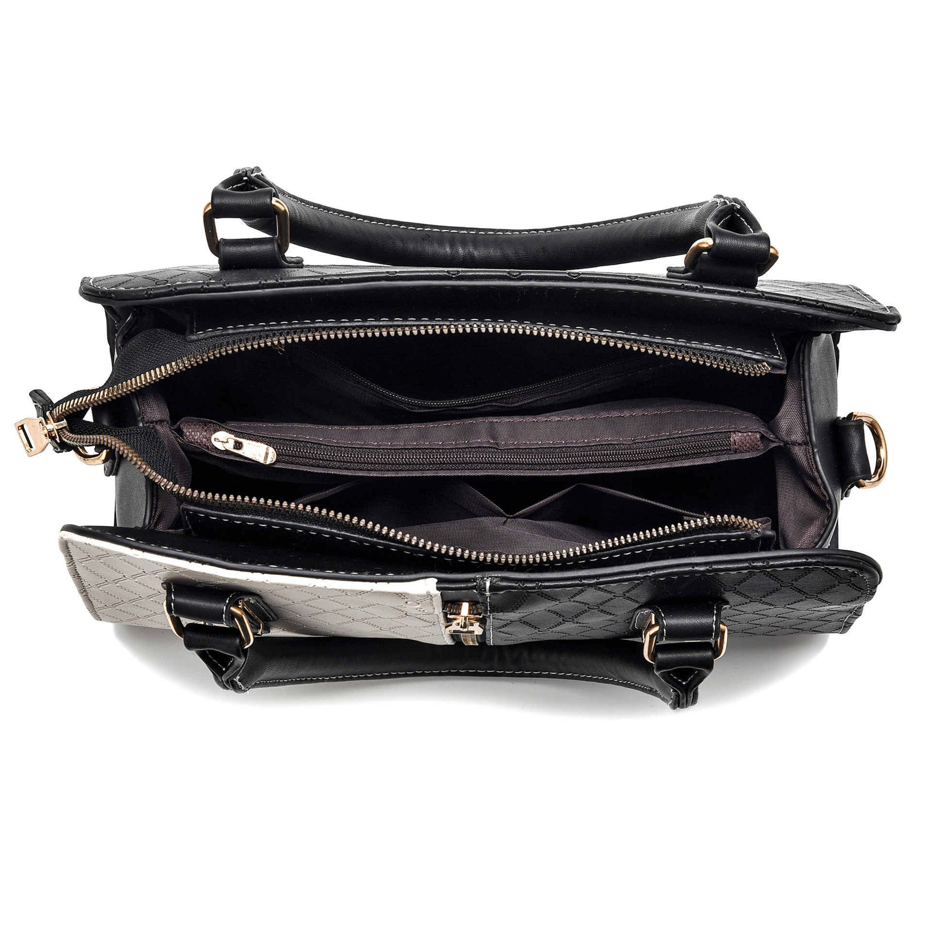 The 2022 new fashionable color-blocked women's handbag for cross-border trade, a trend of large-capacity single-shoulder crossbody bags from Europe and America Application Scenario