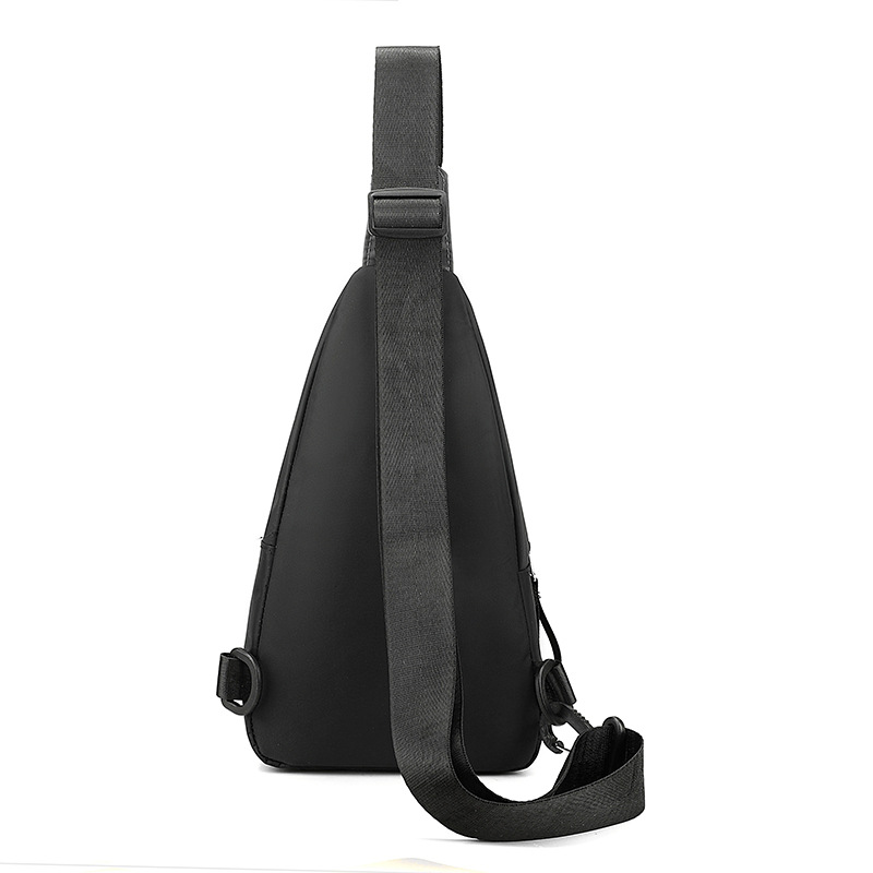 New trendy casual chest bag, men's business sports small backpack, commuter coin purse, Korean version single-shoulder bag, crossbody bag Item Picture