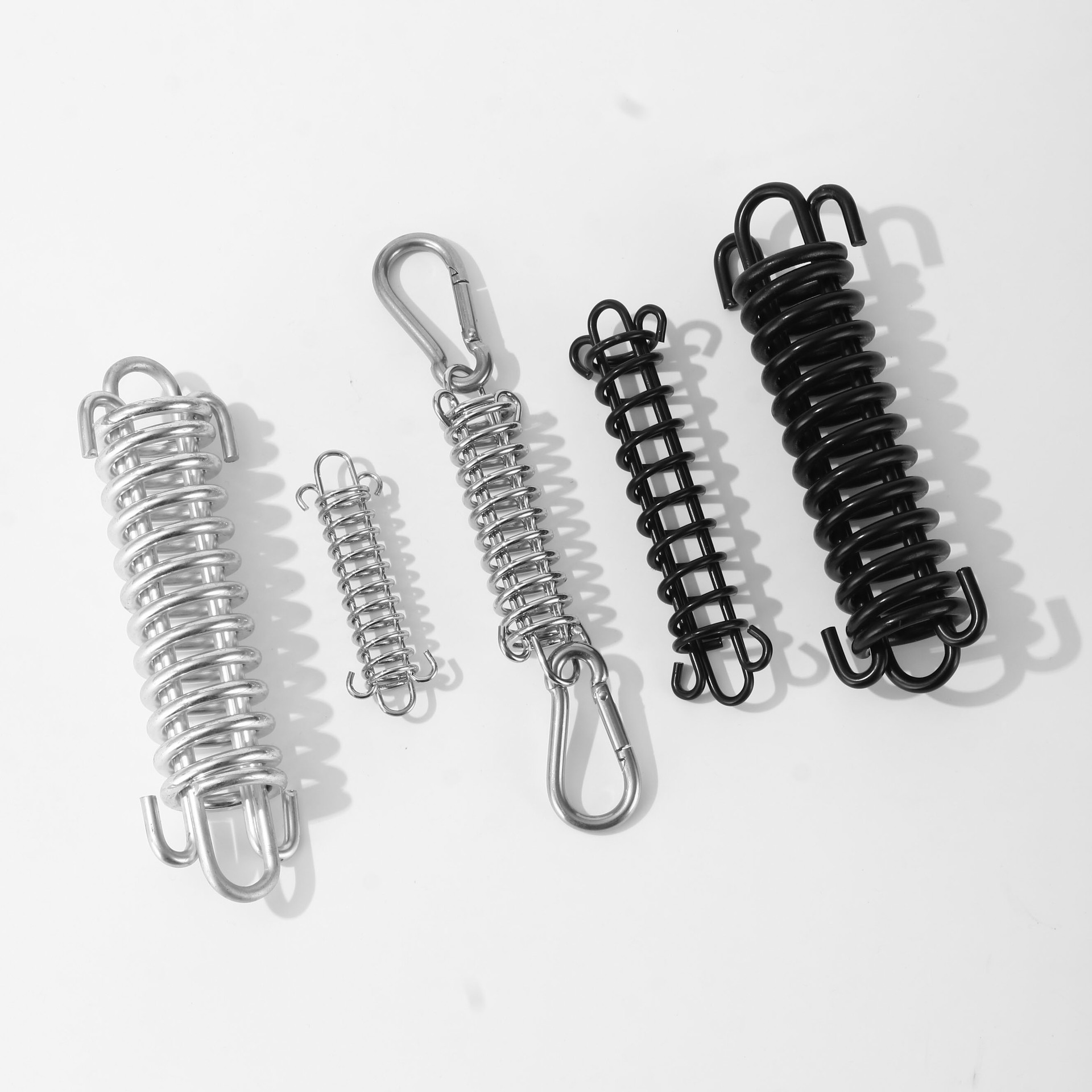 Cross-border stretched dog chain spring traction rope spring explosion-proof buffer tension spring shock-absorbing tent spring cover fabric compression spring undefined