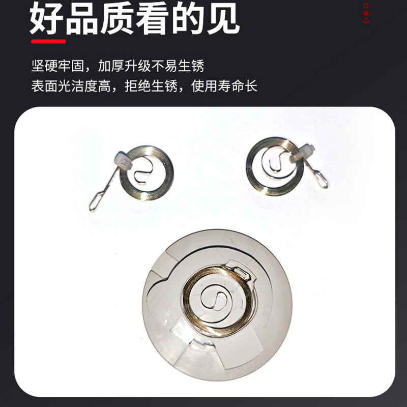 Winding box, spring, retractable spring, long coil spring, telescopic spring, stainless steel fine coil spring, smoke frame Specification drawing
