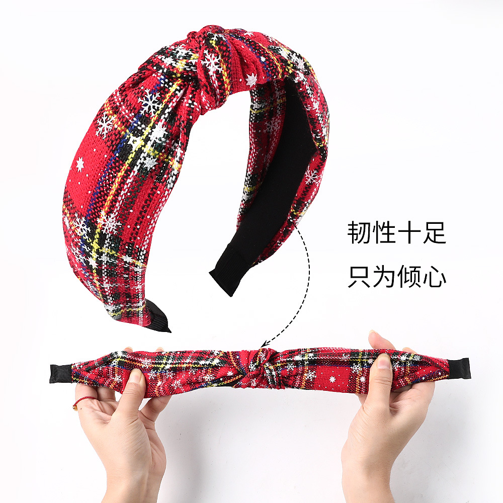Qiyue European and American Christmas headbands, Christmas headbands, Christmas Party headbands, Christmas Decorations Wholesale E11 Application Scenario