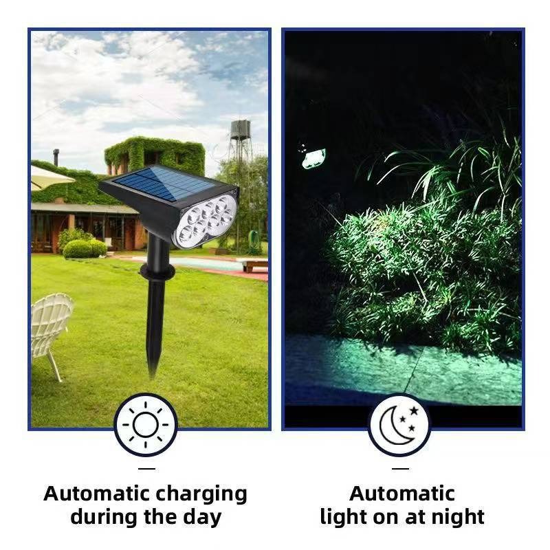 Cross-border led waterproof solar lawn lights, outdoor courtyard garden landscape lights, grassland villa lighting, ambient lights Application Scenario
