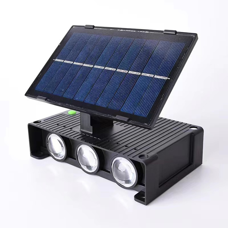 Hot-selling solar convex mirror wall lamps, outdoor rainproof garden and courtyard lamps, outdoor lighting wall-washing lamps in stock from the manufacturer Item Picture