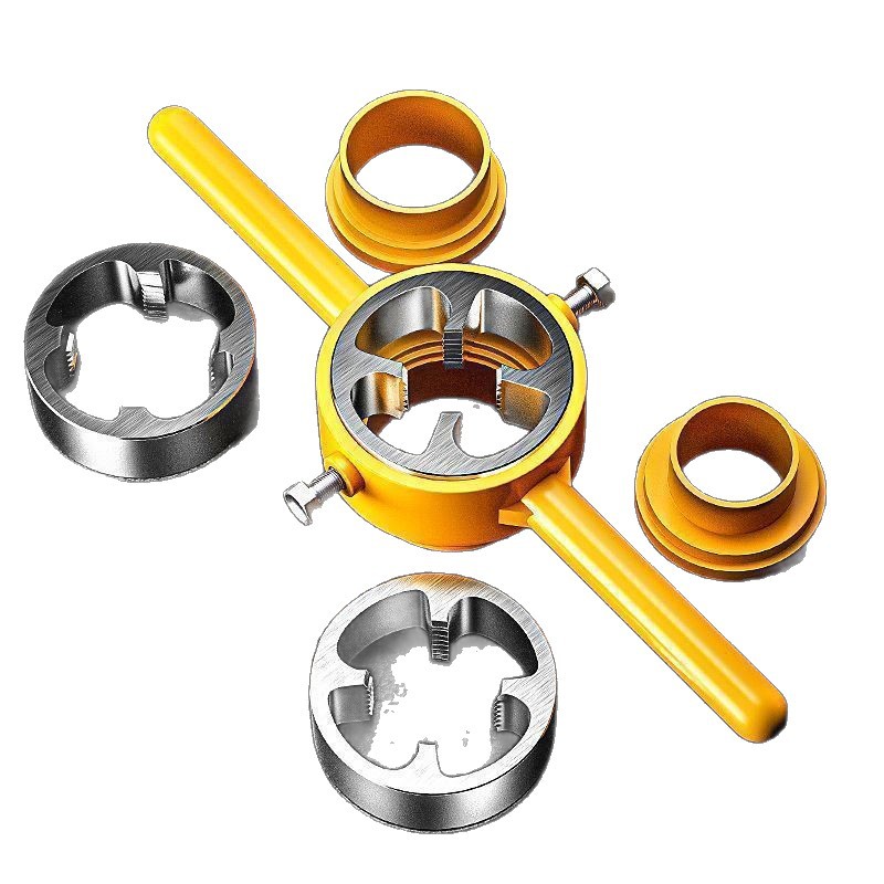 New 6-piece set of water pipe plate teeth plastic pipe rat repellent manual easy fit tap wrench 4 minutes 6 minutes 1 inch thread Item Picture