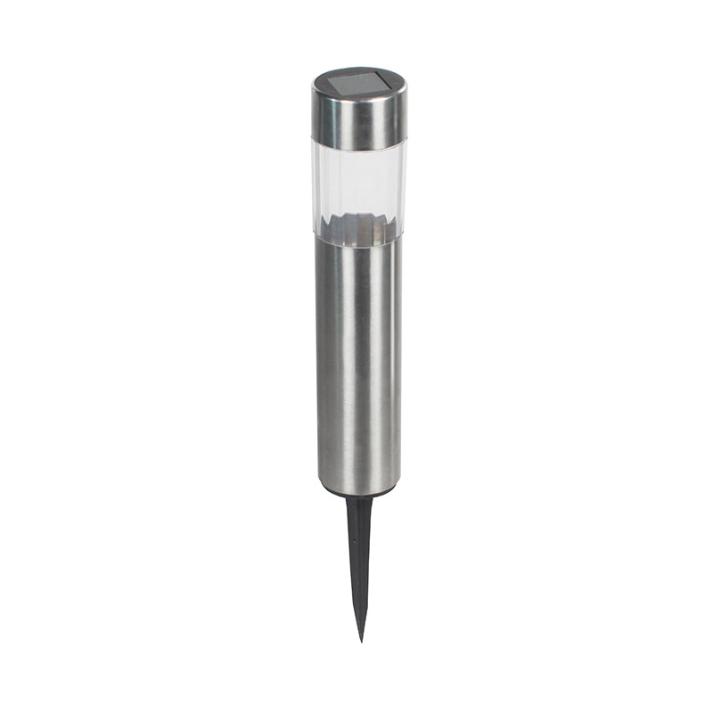Stainless steel column head floor lamp, courtyard decoration outdoor lamp, outdoor simple LED solar lawn floor lamp Application Scenario