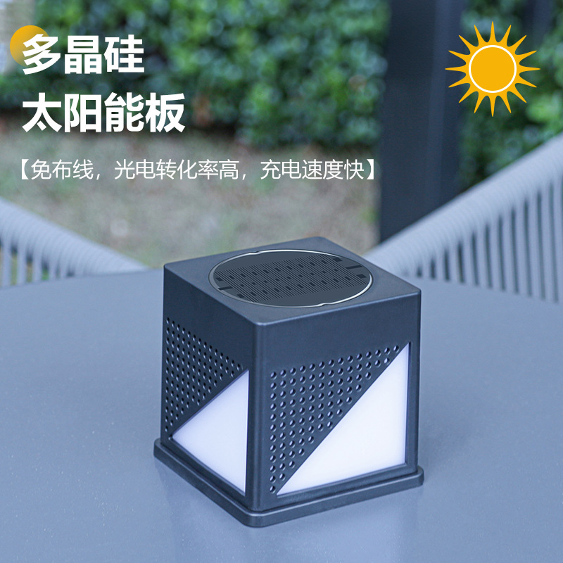 Solar column head lamp, LED outdoor waterproof courtyard villa wall head, fence, gate lamp, household door column head lamp Application Scenario